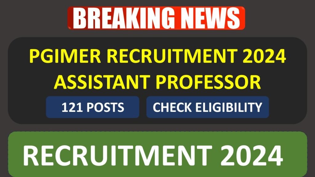 PGIMER Recruitment 2024 02